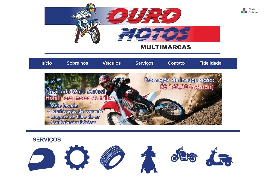 Imagem do site da Ouro Motos